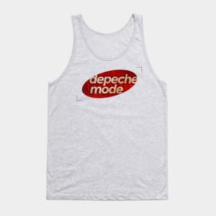 Depeche Mode - simple red elips vintage Tank Top